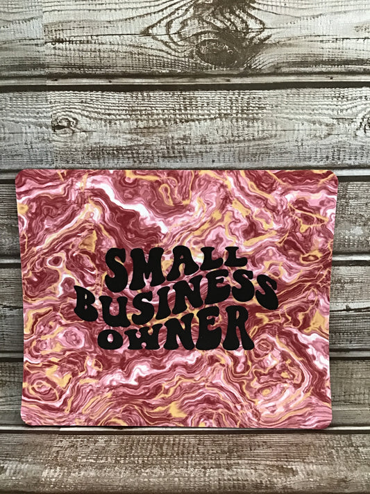 Small business owner pink