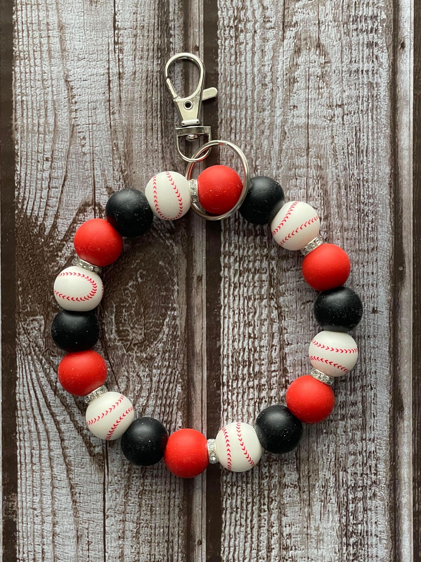 Baseball Wristlet