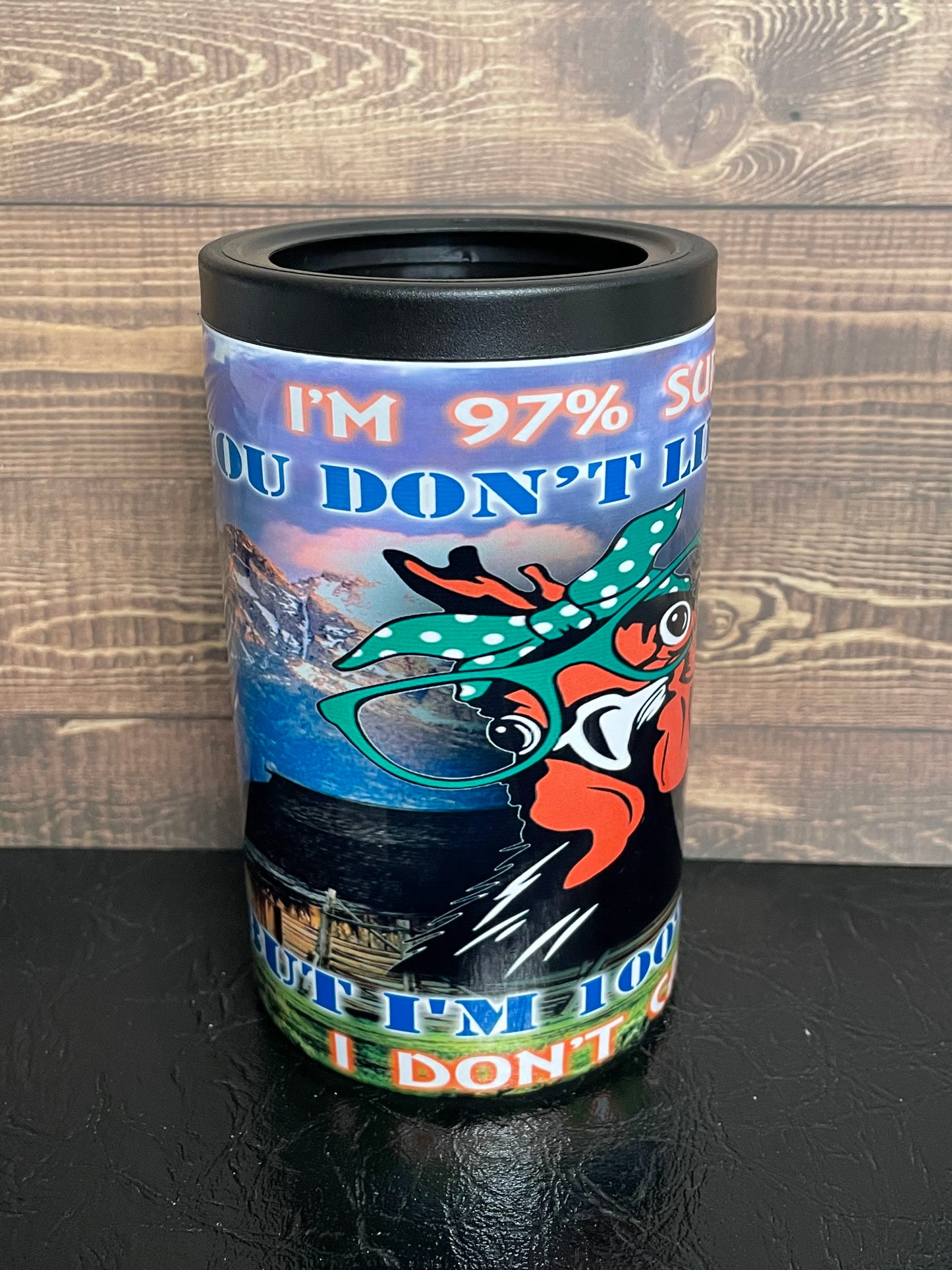 100% Sure 12oz Tumbler/Can Koozie