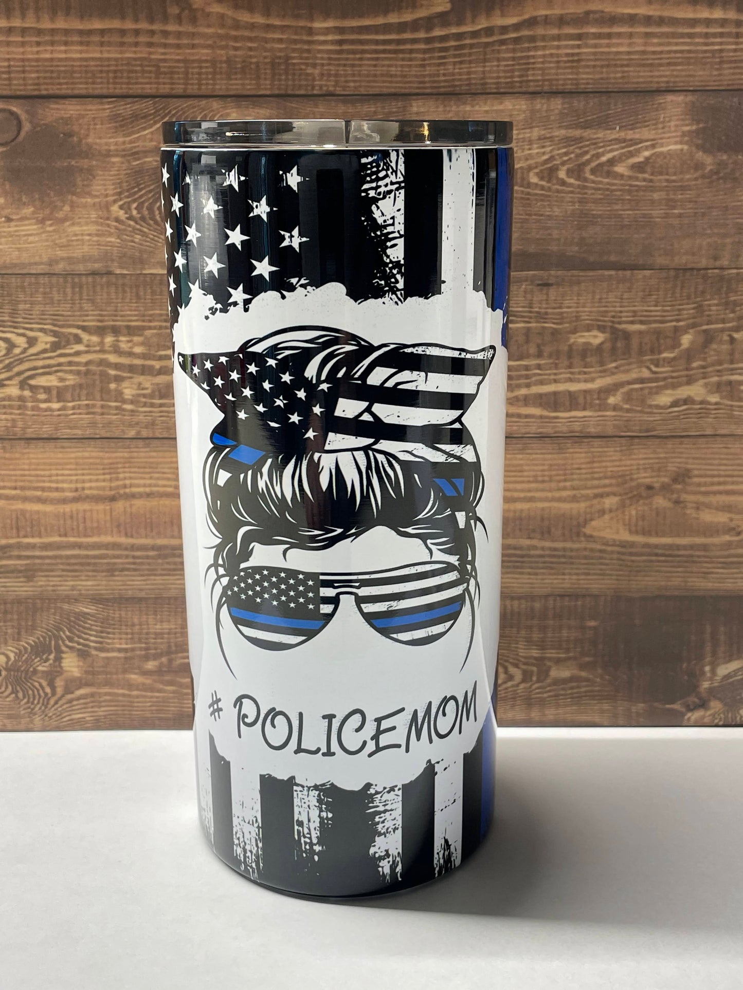 Police Mom 22oz Fatty Tumbler