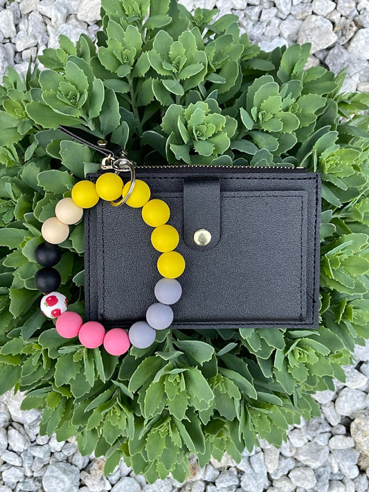 Pencil Wristlet with wallet