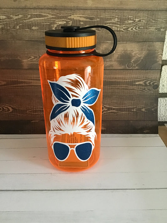 34oz Water Bottle Orange