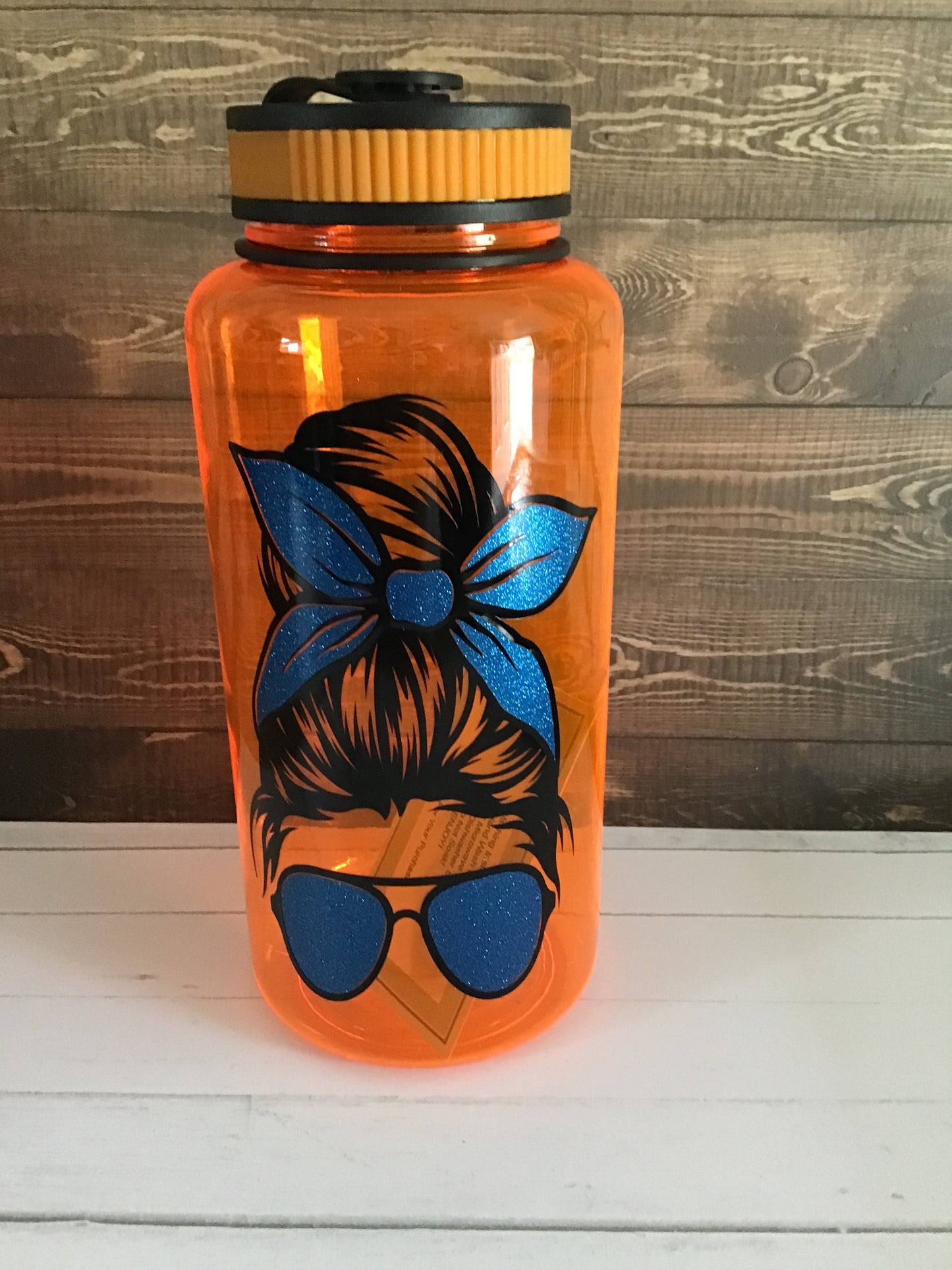 34oz Water Bottle Orange