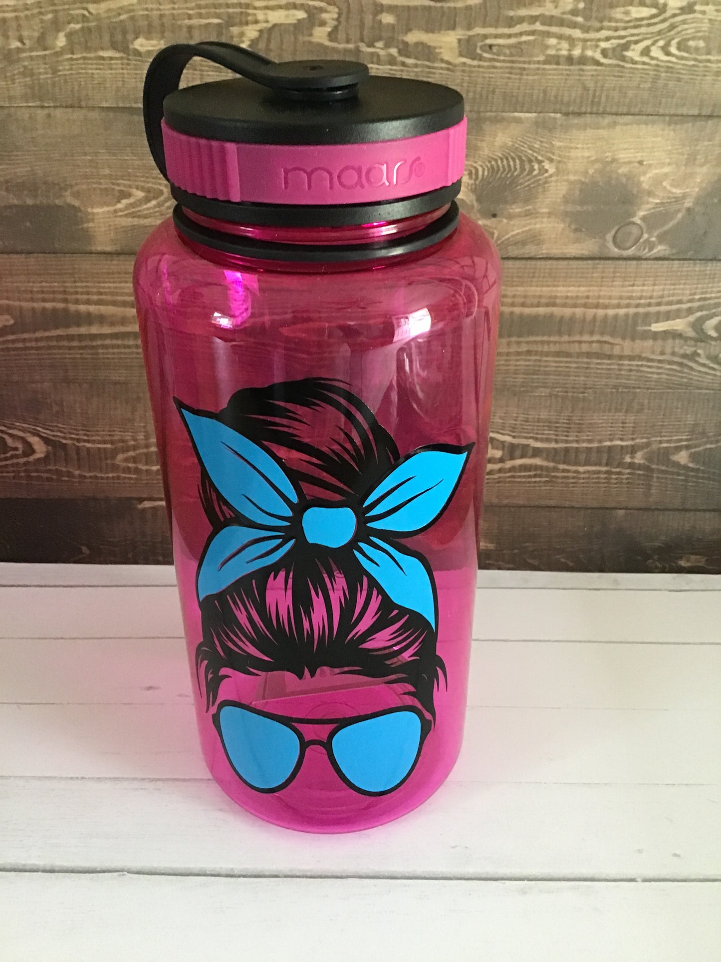 34oz Water Bottle Pink