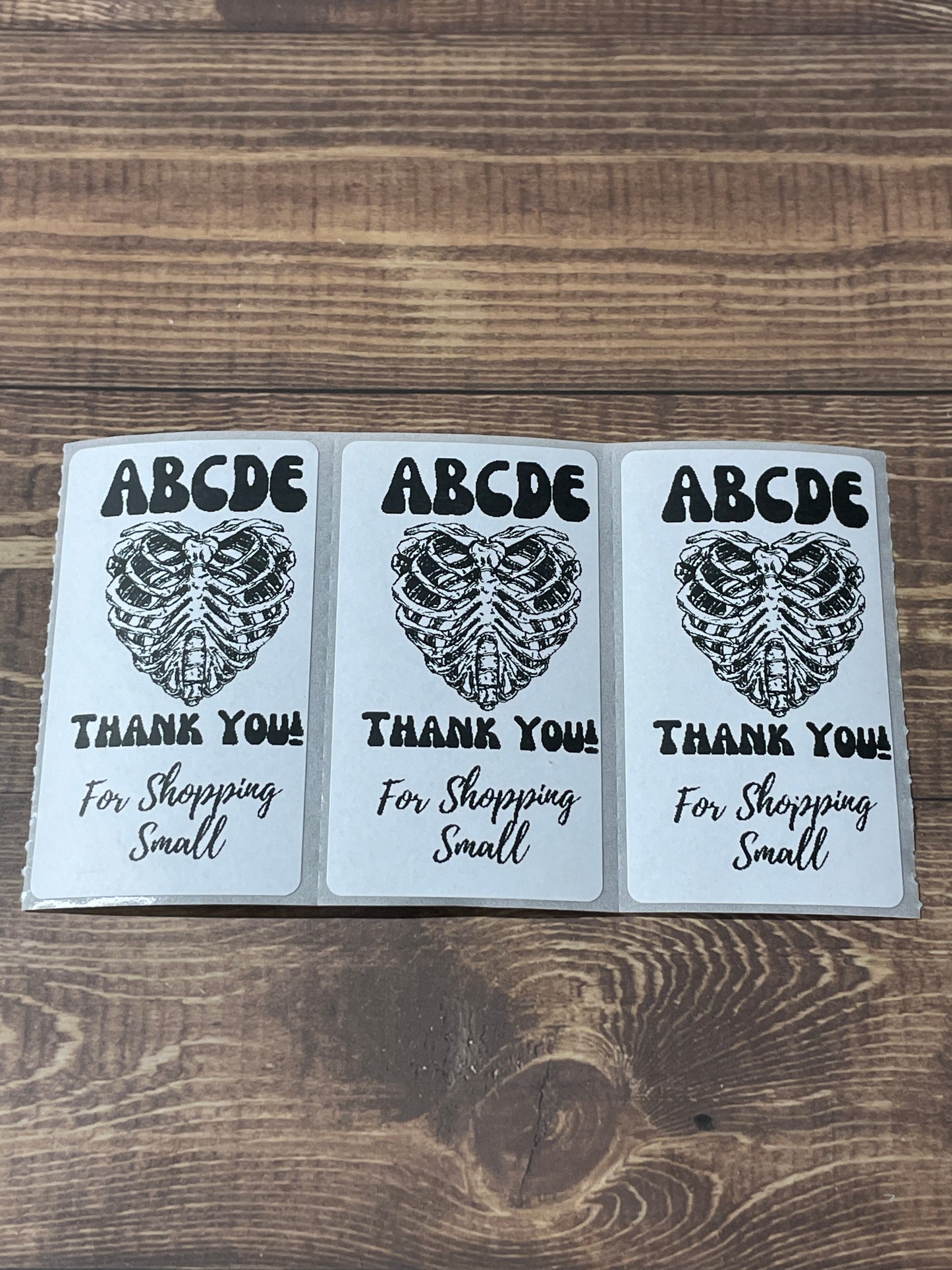 ABCDE Stickers