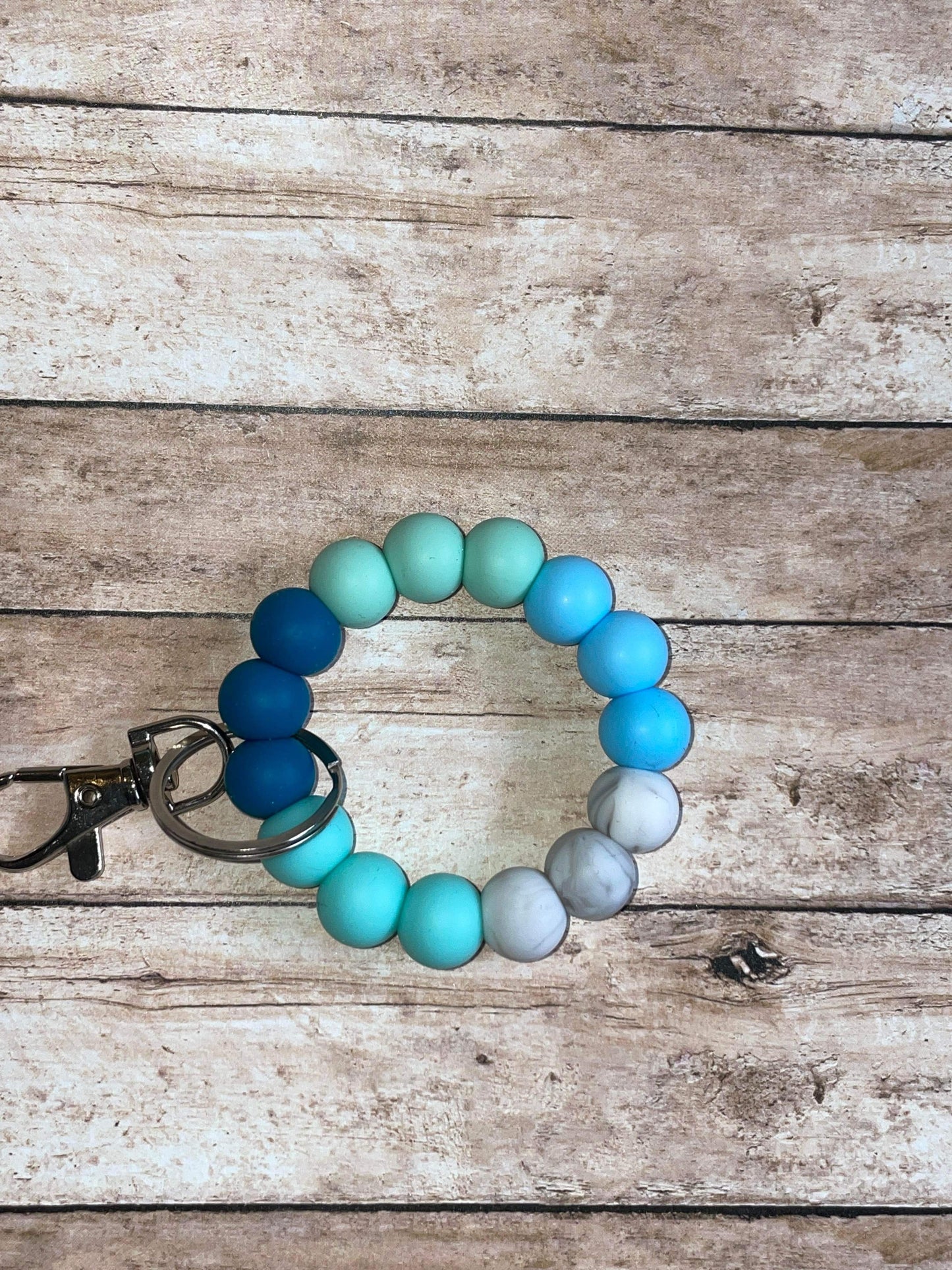 Blue Marble Mini Wristlet