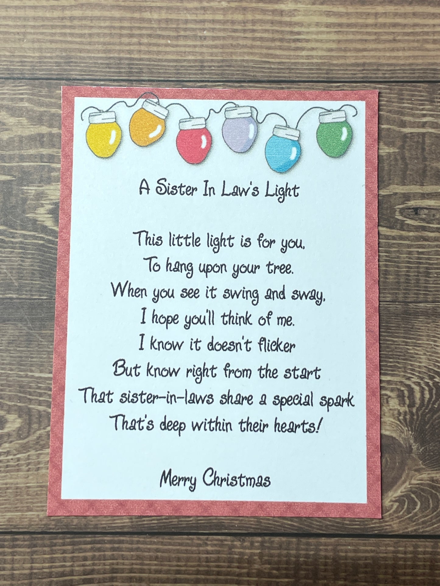 Sister-in-Law's Light